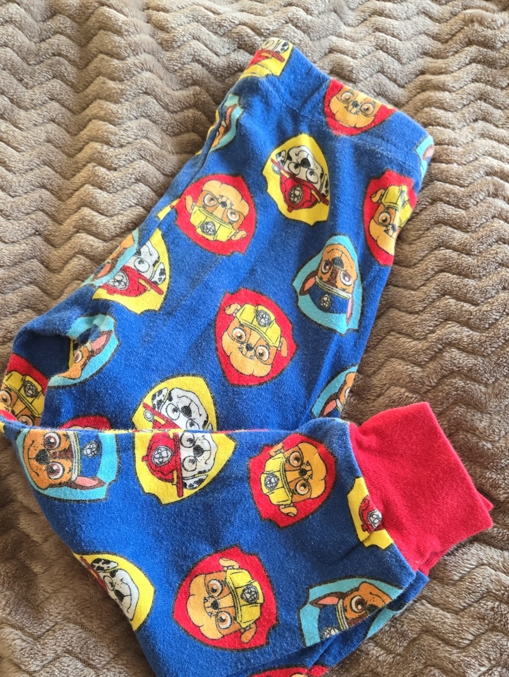 Blue Paw Patrol Print Kids Pajama Pants 3T